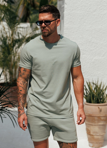 T-shirt en coton pour homme de haute qualité, confortable, coupe classique, avec logo personnalisé, tissu tricoté, impression compressée, ventes chaudes - Product Image 6