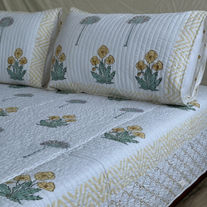 Wholesale Knitted 100% Cotton Eco-Friendly Classic Style All-Season Bedspreads Quilted Bedcover by Indus Art & Emporium - Product Image 1