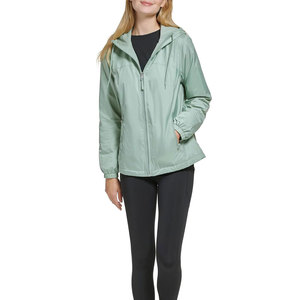 Wholesale <b>Women's</b> Hooded Windbreaker <b>Jacket</b> Premium Lightweight Soft Shell for Technology Eco-Friendly for Hiking Travel - Product Image 1