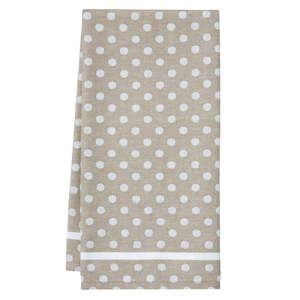 Serviettes de cuisine en coton à pois écologiques et durables de Mode Living, faciles d'entretien - Product Image 1