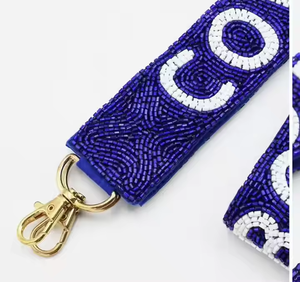 Cowboys Design Custom <b>Strap</b> Handmade Embroidery Beaded Adjustable Crossbody <b>Bag</b> <b>Replacement</b> Purse Accessory Decorative Gameday - Product Image 3