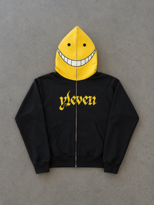 Sudadera con capucha de lujo con cremallera y pedrería, de algodón grueso, estilo urbano, con gráfico de cristal, para diseñadores, OEM ODM, sudaderas personalizadas - Product Image 6