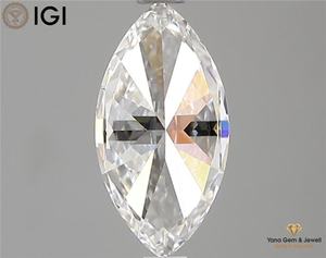 Diamante Cultivado en Laboratorio CVD de 1.00 Quilates, Color E, Claridad VVS1, con Certificado IGI, Corte Marquesa, para Anillo de Compromiso de Diseñador - Product Image 4