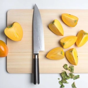 Cuchillo de Chef Damasco Hecho a Mano de Alta Calidad, Juego de Cuchillos de Cocina de Acero Damasco con Funda de Cuero Puro - Product Image 5