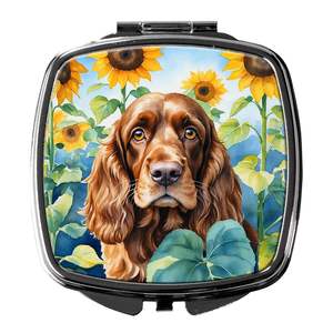 Miroir Compact Décoratif Voyage Maquillage Miroir Femmes Filles Cadeaux Poche Maquillage Miroir Pliant De Poche - Product Image 1