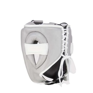 Protector de Cabeza de Boxeo Personalizado OEM, Cuero Vacuno 100% Genuino de Alta Calidad, Ligero, Ecológico, Profesional para Entrenamiento de MMA - Product Image 6