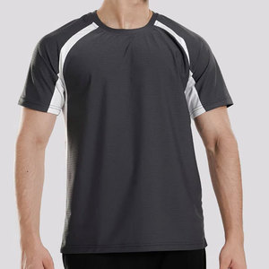 Camiseta Deportiva Transpirable de 250 Gsm, Diseño de Paneles Personalizado al por Mayor, Ropa Deportiva de Entrenamiento, Diseño Cómodo - Product Image 2