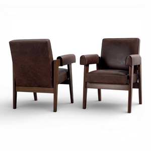 Fauteuil d'appoint rembourré moderne, canapé individuel pour salon, réception d'hôtel, salle de séjour, chambre à coucher, bureau de direction, sièges haut de gamme - Product Image 4