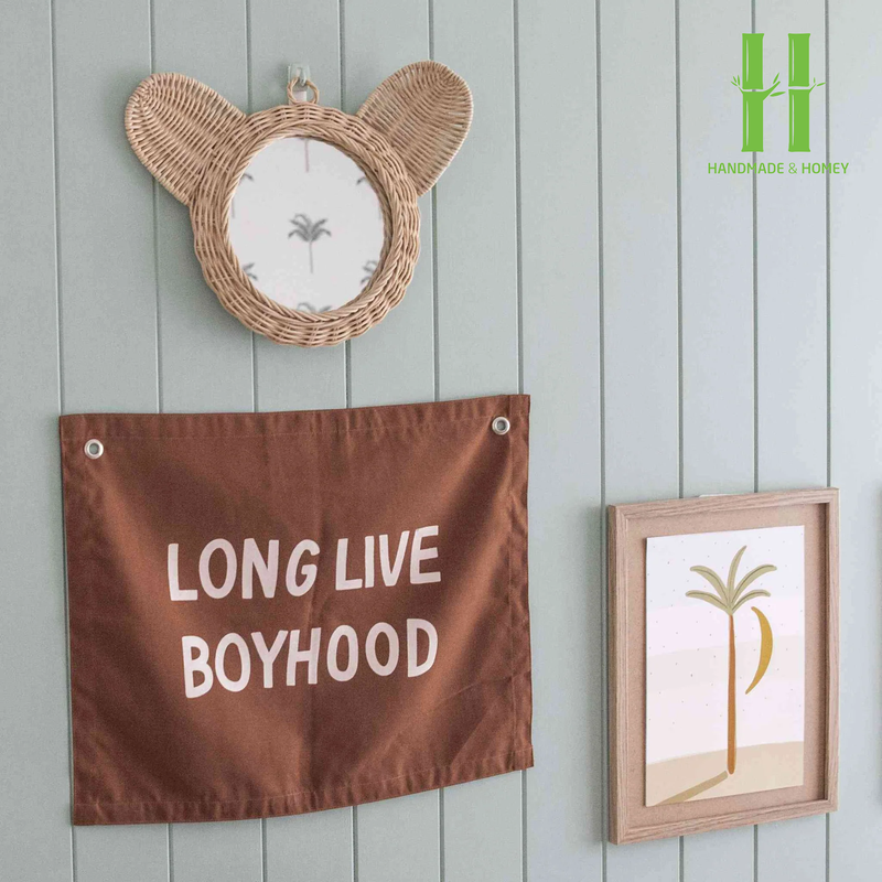 Handwoven Rattan Modern Design Kids Bedroom