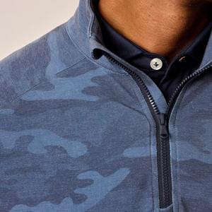 Top Trending Custom Logo High Quality Camouflage Golf Clothing Windproof <b>Men</b> Half Quarter 1/4 <b>Zip</b> <b>Men's</b> Pullover Sweatshirt - Product Image 4