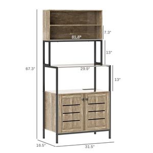 <b>Kitchen</b> <b>Storage</b> Microwave Stand - Product Image 2