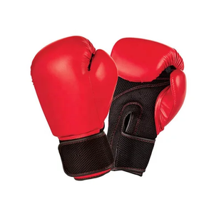 Nouveaux gants de boxe professionnels en cuir pour adultes - Gants d'entraînement respirants à lacets pour le taekwondo et le muay thai - Product Image 4