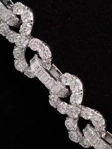 HipHop White Gold Plated 925 Sterling <b>Silver</b> Vvs Moissanite Diamond Vertical Name Letter <b>Pendant</b> Iced Out <b>Initial</b> Letter <b>Pendant</b> - Product Image 6