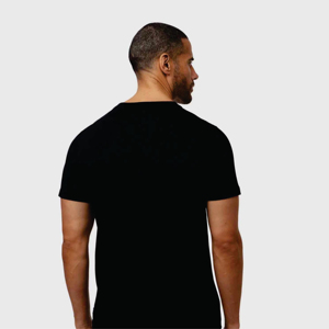 Nouveau T-shirt personnalisé pour homme 100 % coton, col rond, manches courtes, épais, uni, haute qualité, respirant, séchage rapide, anti-plis - Product Image 3