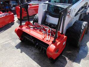 Heavy Duty Diesel PTO Skid Steer <b>Wood</b> Chipper for Construction Works with Digital Features - Product Image 2