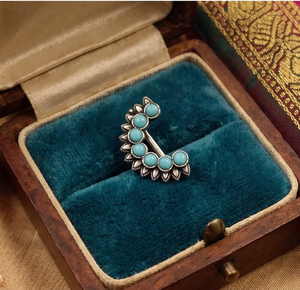 Divyoro Oxidised Aqua Heritage Nath - Product Image 2