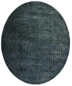 Contemporary Organic Wave Hand Tufted Silk <b>Round</b> Area Rug Luxury Designer Custom Modern <b>Carpet</b> Manufacturer Factory - Product Image 1