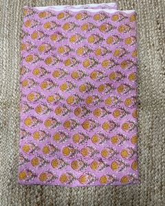 Tela de Algodón Suave con Diseño Floral Estampado a Mano Estilo Indio para Ropa de Verano, Estilo Africano, Confección Artesanal - Product Image 4