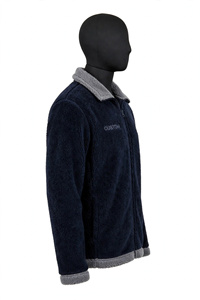 Chaqueta de Forro Polar Sherpa Personalizada para Invierno, con Cremallera Completa, Gruesa y Afelpada, al por Mayor, Chaqueta de Forro Polar Sherpa a Cuadros para Hombre a Precios Económicos - Product Image 3