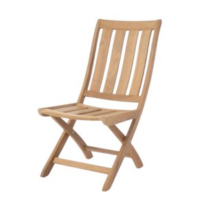 Chaise pliante en teck, en promotion, de bonne qualité et en matériaux durables, idéale pour la plage ou le jardin. - Product Image 2