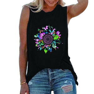 Camiseta sin Mangas Premium de Diseño Personalizado para Mujer, Talla Personalizada, Chaleco Ligero para Fitness, Camiseta con Logotipo Personalizado - Product Image 1