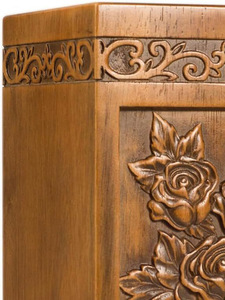 Urnes funéraires en bois pour adultes, urnes de crémation artisanales en bois poli, urnes funéraires à bas prix - Product Image 5