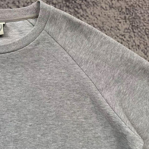 T-shirt Hip Hop Homme Haute Qualité Décontracté Ample Col Tricoté 100% Coton Respirant Séchage Rapide Imprimé 300 Grammes - Product Image 3