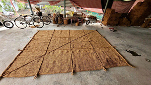 ผ้าใบกันแดดคุณภาพสูงรักษ์โลก Eco2go Coco รุ่นสามเหลี่ยม พร้อมที่รองหม้อสำหรับเตาแก๊ส วัสดุธรรมชาติ - Product Image 5