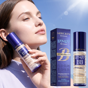 <span class=keywords><strong>Crème</strong></span> <span class=keywords><strong>BB</strong></span> MERCILEN, soin blanchissant de la <span class=keywords><strong>peau</strong></span>, maquillage longue durée, écran solaire, élimination des taches, hydratant, anti-âge, correcteur, <span class=keywords><strong>crème</strong></span> <span class=keywords><strong>BB</strong></span> - Product Image 4
