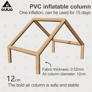 <span class=keywords><strong>Tente</strong></span> gonflable entièrement automatique 6.3 mètres carrés maison Camping Oxford tissu <span class=keywords><strong>tente</strong></span> pneumatique commande minimum - Product Image 6