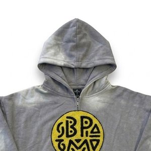Conjunto de Sudadera con Capucha y Pantalones Cortos para Hombre, Estilo Tie Dye Gris, Ropa Deportiva Personalizada, Traje Casual para Correr, OEM ODM, Moda Masculina - Product Image 6