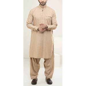 Conjunto de Shalwar Kameez Tradicional para Hombre, de Alta Calidad, en Algodón, para Fiestas y Bodas, Disponible al por Mayor, Bandhgala - Product Image 1