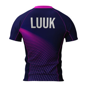 T-shirt de sport pour homme personnalisé, sublimé, à manches courtes, anti-UV, écologique, séchage rapide, compression, pour la gym et les loisirs - Product Image 6