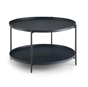 โต๊ะกาแฟทรงกลมสีทองโบราณ ทำจากโลหะ สำหรับใช้ตกแต่งบ้าน ห้องนั่งเล่น วิลล่า เฟอร์นิเจอร์ตกแต่ง - Product Image 4