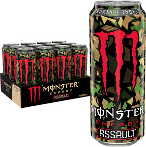 Monster Assault 0.5L Energy Drink Can Powerful Energy Booster Beverage Original Taste Wholesale Supply Ready Stock Fast Shipping - Product Image 6