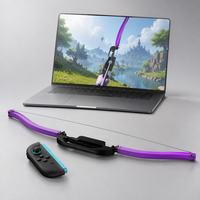 Nouveaux Produits : 2 Manettes pour 2 Joy-Con, Accessoires Arcs - Sans Fil en Plastique pour OLED/2/1