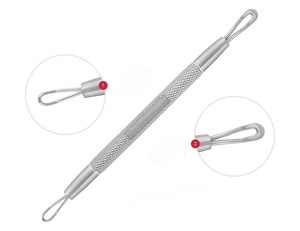 Best Price <b>Blackhead</b> Remover In 3 Different Types Style With Dual End Beauty Instruments Whitehead & <b>Blackhead</b> <b>Extractor</b> - Product Image 1