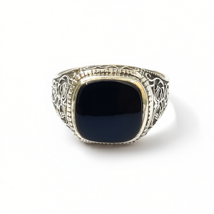 แหวนผู้ชายแบล็คออนิกซ์ น้ำหนัก 5.7 กรัม - Product Image 2