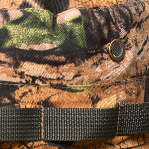 หมวกบูนี่ลายพรางปักโลโก้ตามสั่ง ปีกกว้าง สำหรับเดินป่า ล่าสัตว์ ปีนเขา ท่องเที่ยว รับผลิตตามแบบ (OEM) ขายส่ง - Product Image 4