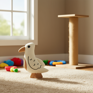 Juguete de Peluche de Pájaro de 13 cm para Mascotas, Juguete Interactivo con Movimiento para Amigos Peludos - Product Image 3