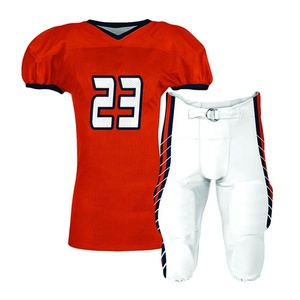 Uniforme de fútbol americano cómodo y ligero de nuevo diseño, uniforme de fútbol americano con impresión por sublimación personalizada - Product Image 1