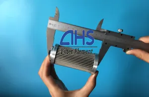 स्टेनलेस स्टील हाइड्रेट फिल्टर ट्यूब सिलेंडर पानी उपचार मशीनरी ss304 सिंड जाल फिल्टर कारतूस