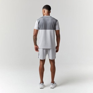 Conjunto Deportivo de Verano al por Mayor para Hombre, Camiseta y Pantalones Cortos, Logotipo Personalizado, Transpirable, de Algodón, Camiseta de Manga Corta, Conjunto de Dos Piezas - Product Image 2