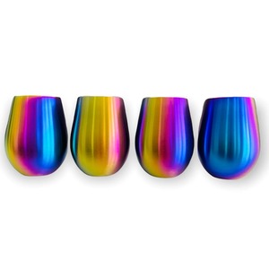ชุดแก้วไวน์เหล็กขัดเงา ดีไซน์ทันสมัย พร้อมก้าน - Product Image 5