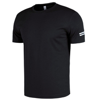 T-shirt de sport personnalisé à manches courtes pour homme, séchage rapide, respirant, décontracté, imprimé, pour l'été