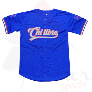 เสื้อเบสบอลแบบติดกระดุม ดีไซน์ยูนิเซ็กซ์ ออกแบบเองได้ ผลิตจากโรงงานโดยตรง - Product Image 1