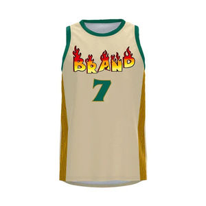 Uniforme de baloncesto ligero de secado rápido hecho a medida conjunto de tela de poliéster de talla grande para entrenamiento y competiciones de verano - Product Image 1