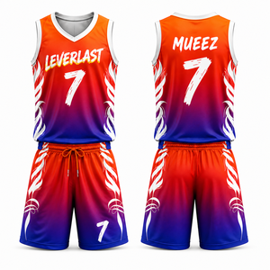 Conjunto de Uniforme de Baloncesto Unisex, Sublimación Premium, Ropa Deportiva para Equipo, 100% Poliéster, Sin Mangas, Nombre del Equipo Personalizado, Mochila de Baloncesto - Product Image 2