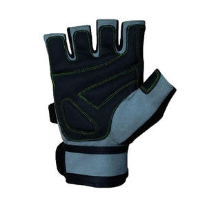 Guantes Deportivos QASWA Premium de Cuero Vacuno Auténtico con Cierre de Gancho y Bucle, Antideslizantes, Profesionales, para Levantamiento de Pesas, Protección y Soporte para las Manos - Product Image 3