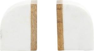 IE Elegant design Stone-Inspired Composite Bookends Arch bookends heavy <b>books</b> holder stone <b>book</b> ends beige marble bookends - Product Image 3
